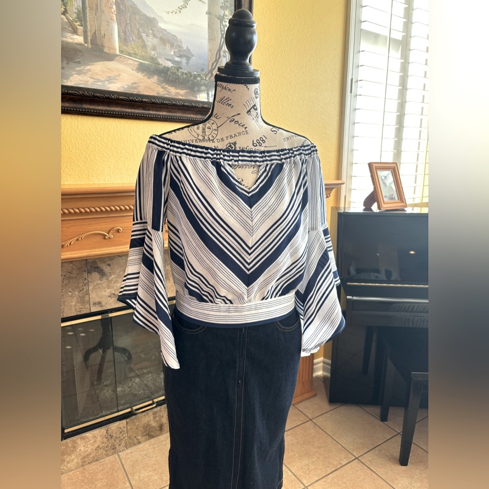 Jealous tomato off the shoulder top